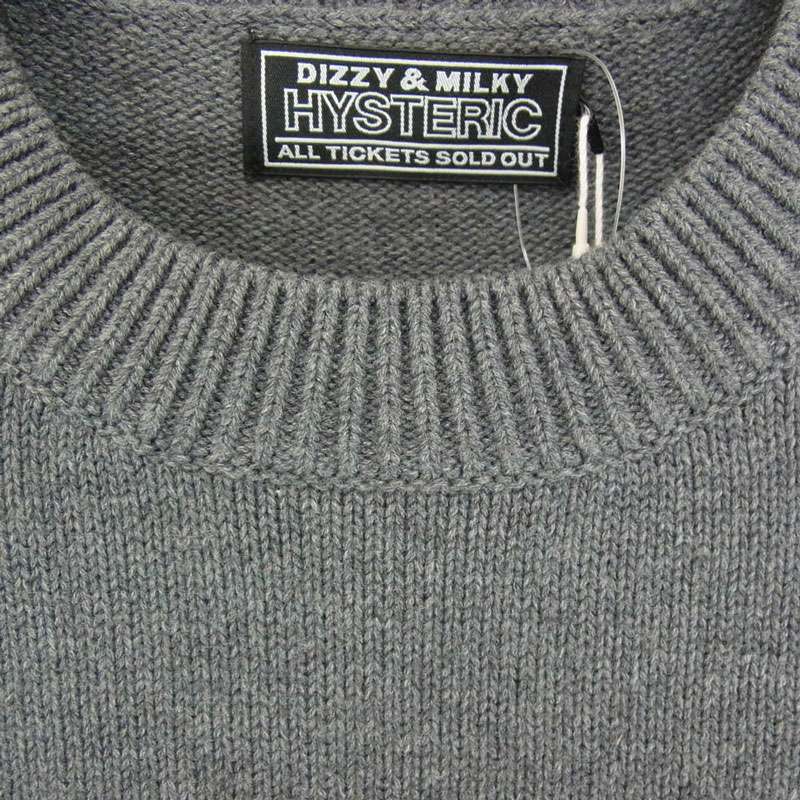 ヒステリックグラマー 25AW 02253NS01 ENDLESS ROCK 編込 セーター クルーネック ニット 買取実績 画像