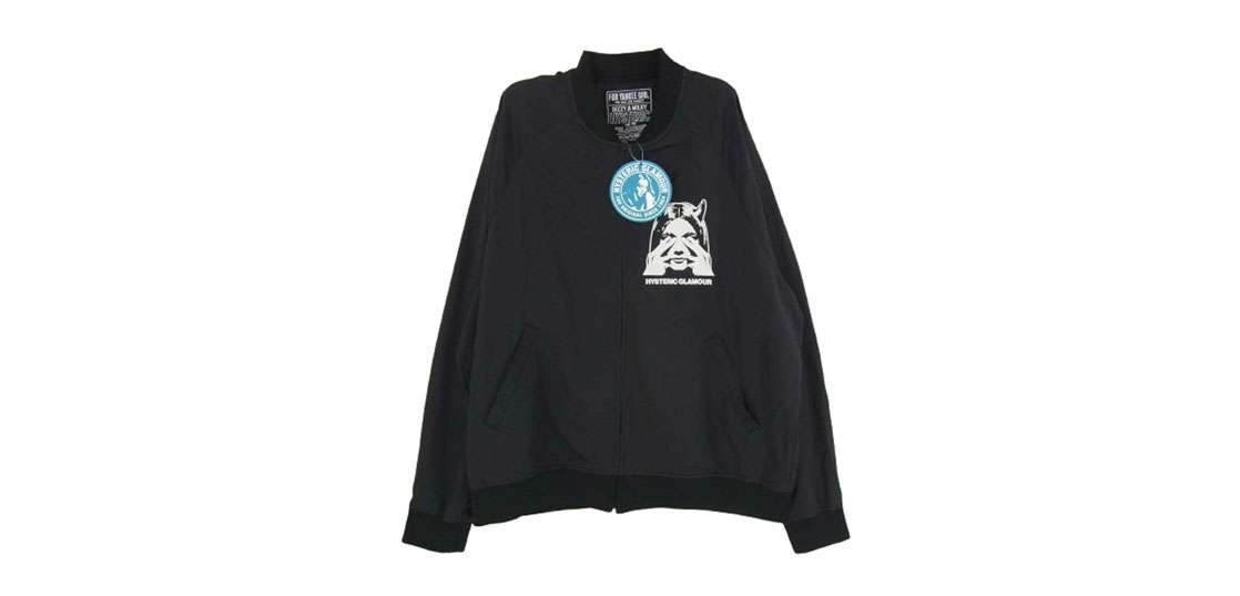 入手困難❗️ヒステリックグラマー see no evil 総柄 ナイロンジャケット 楽天市場】HYSTERIC GLAMOUR SEE NO EVIL刺繍 ヴァーシティ
