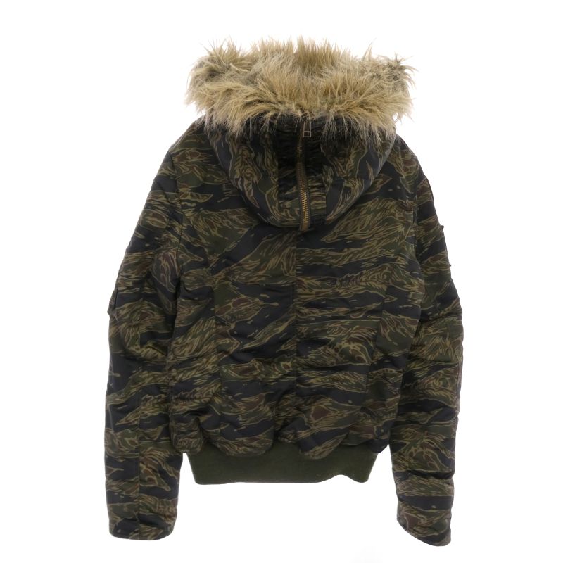 ヒステリックグラマー 2AB-7150 N-2B ファーフード カモフラ 迷彩 フライトジャケット 買取実績 画像