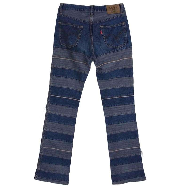 ヒステリックグラマー 2AP-9632 00s KINKY JEANS ブーツカット ウミヘビ ツギハギ フレア ジーンズ デニム パンツ 買取実績 画像