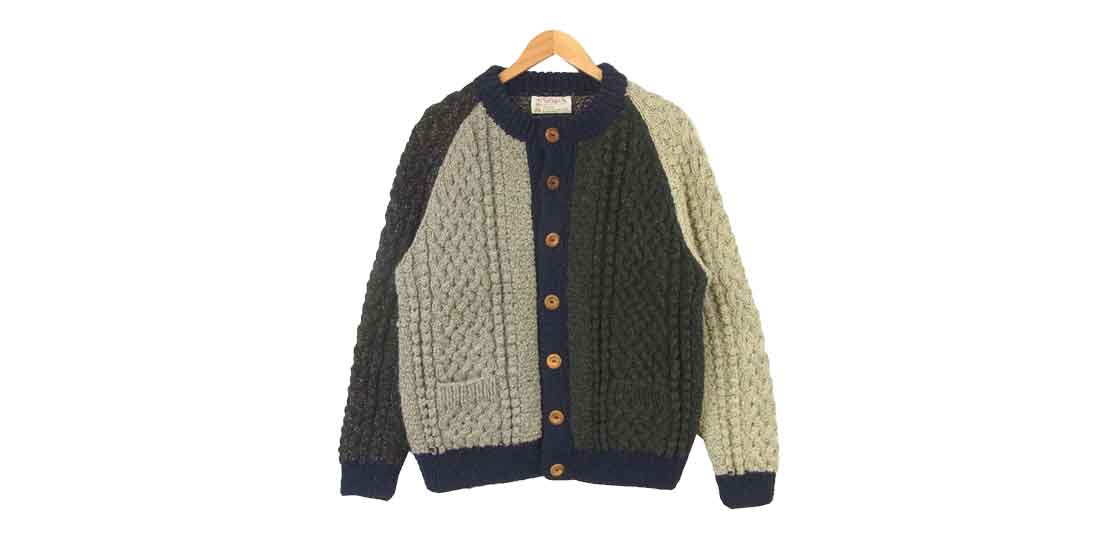 インバーアラン 4A クレイジー クルーネック カーディガン 買取実績