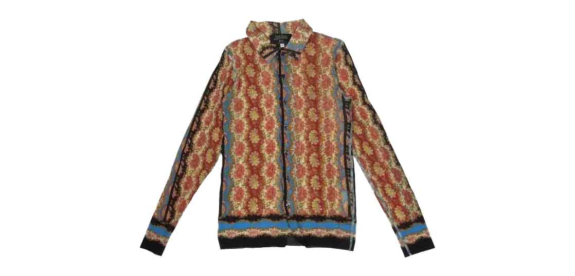 ジャンポールゴルチエ ペイズリー ストレッチ シースルー シャツ 買取実績