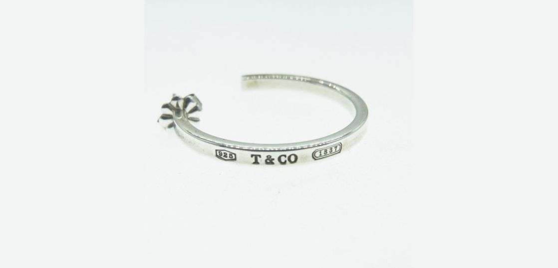 ティファニー 1837 ナローフープ ピアス AG925 買取実績