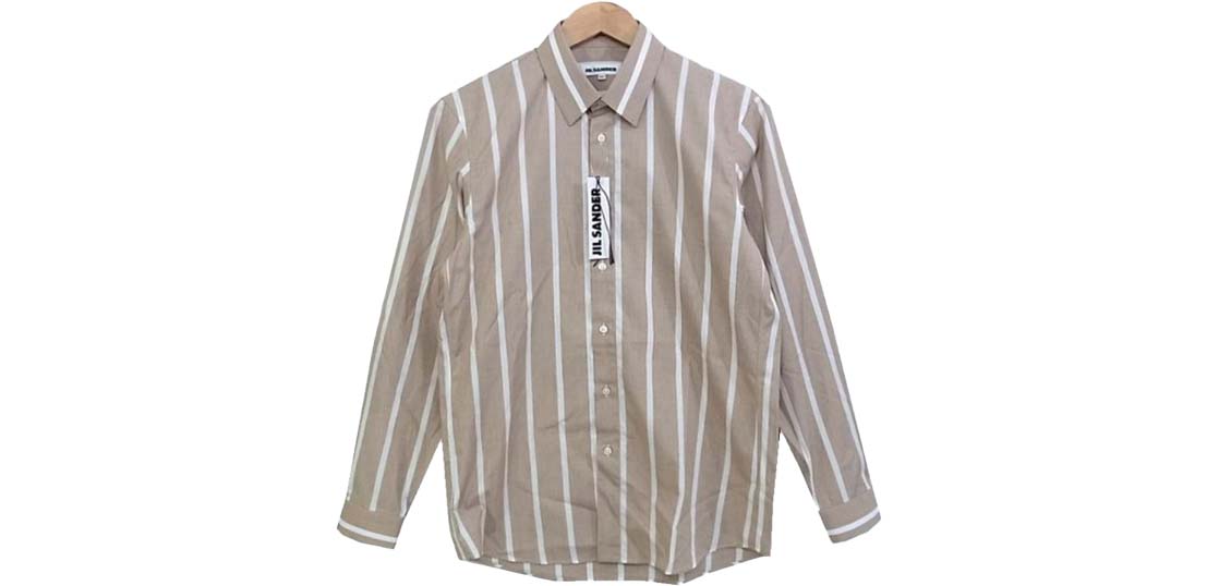 ジルサンダー 2019年秋冬 JSUN740126 ストライプ シャツ 買取実績