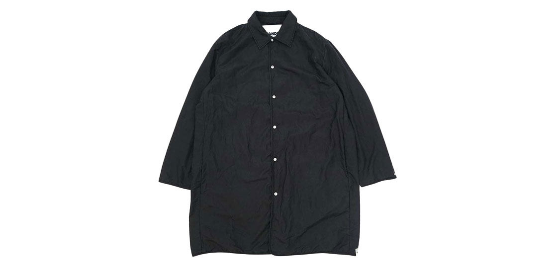 ジルサンダー プラス 22SS JPUU430277 MU470900A21 SPORT COAT 03 PD GD シルク混 ナイロン ロング コーチジャケット 買取実績