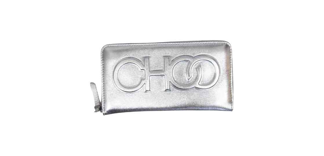 ジミーチュウ ベウィーナ ラウンド ファスナー 長財布 シルバー 買取実績