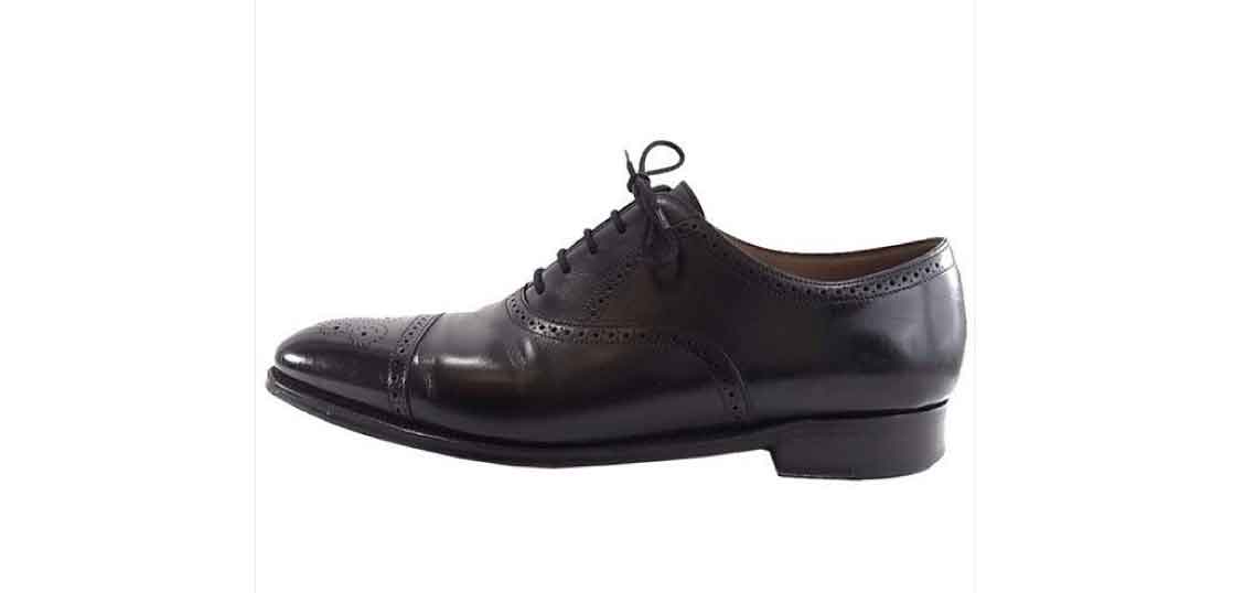 ジョンロブ ソートン カーフ セミブローグ メダリオンキャップトゥ ウィングチップ シューズ 買取実績