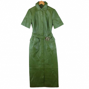 ケイトスペード 20SS NJMUB098 コレクションライン シープレザー ベルテッド ワンピース 買取実績