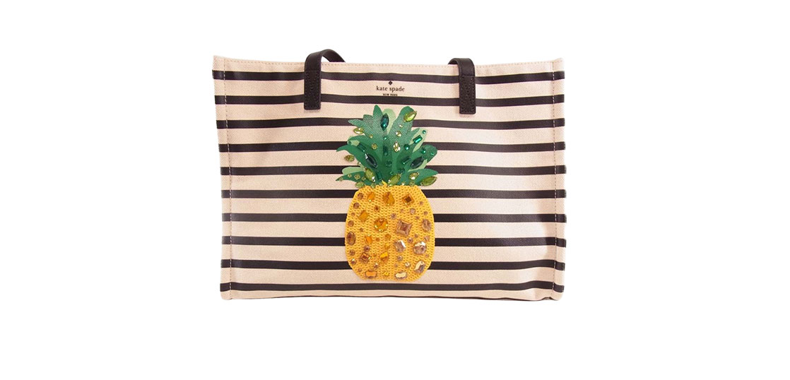 ケイトスペード PXRU8939 キャンバス パイナップル トート バッグ 買取実績