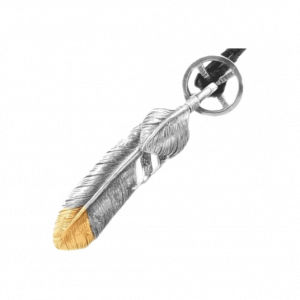 ケンキクチ ハート 先金 フェザー ホイール ビーズ 革紐 カスタム ペンダントトップ 買取実績