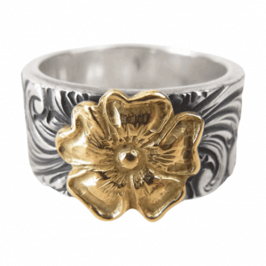 ラリースミス 18K ROSE KARAKUSA RING 買取実績