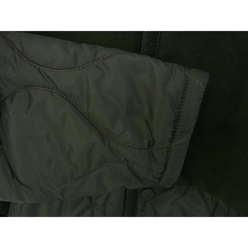 ラベンハム 18AW LVH-18A029 brisbane moss キルティング ノーカラーコート 買取実績 画像