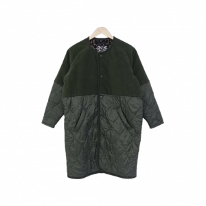 ラベンハム 18AW LVH-18A029 brisbane moss キルティング ノーカラーコート 買取実績