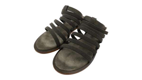 ブルネロクチネリ ライトストーン レザーストラップ サンダル 買取実績