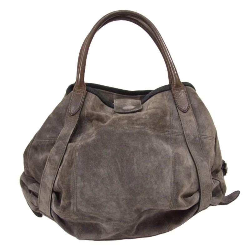 ブルネロクチネリ スエード トートバッグ 買取実績 画像