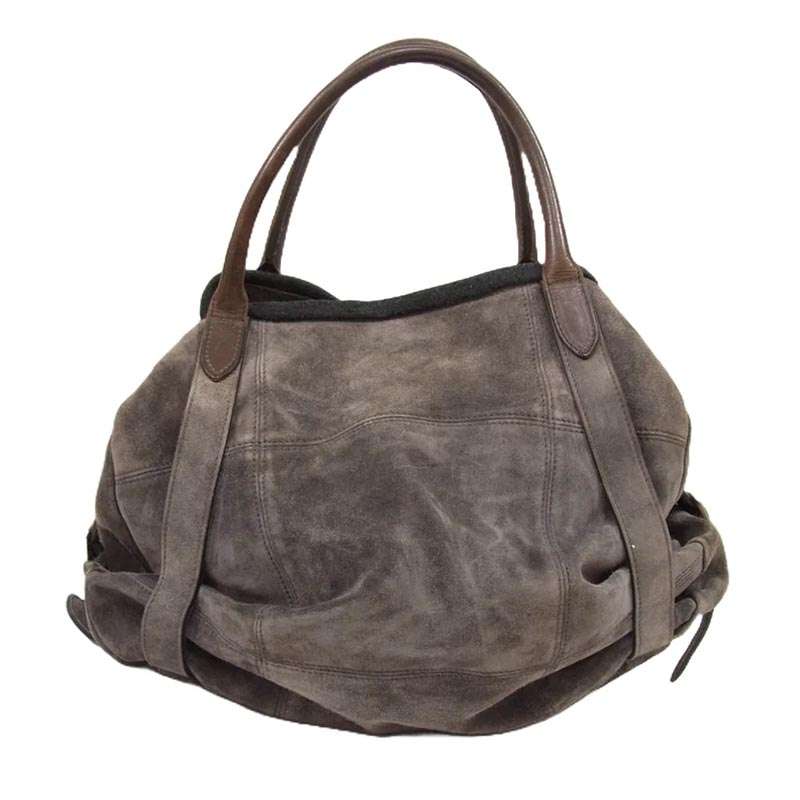 ブルネロクチネリ スエード トートバッグ 買取実績 画像