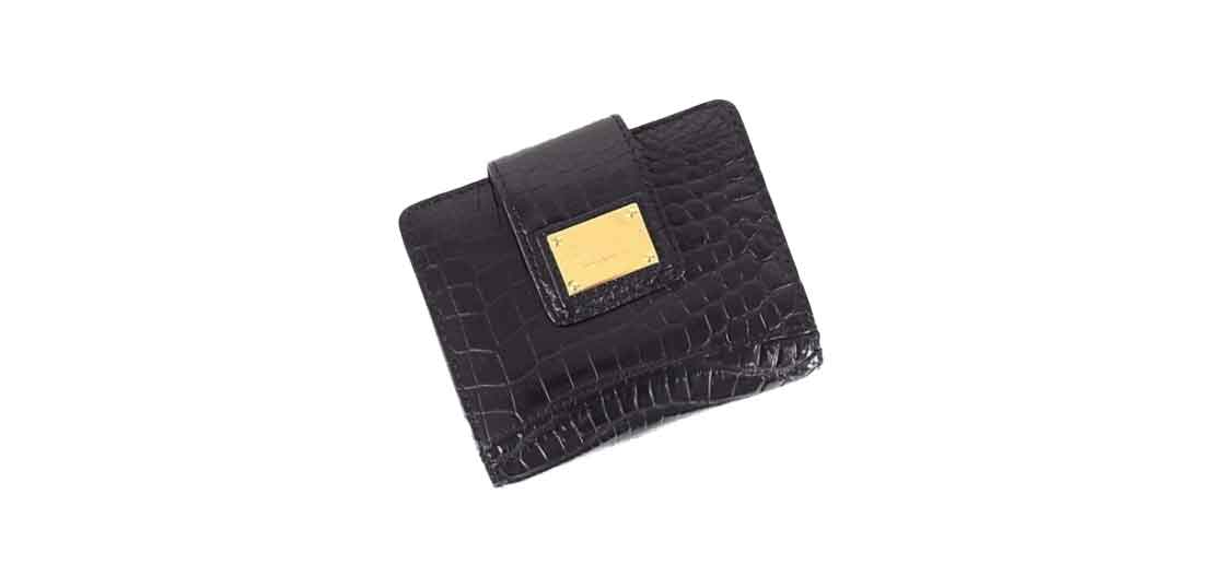 レザージュエルズ クロコダイル 二つ折り財布 買取実績