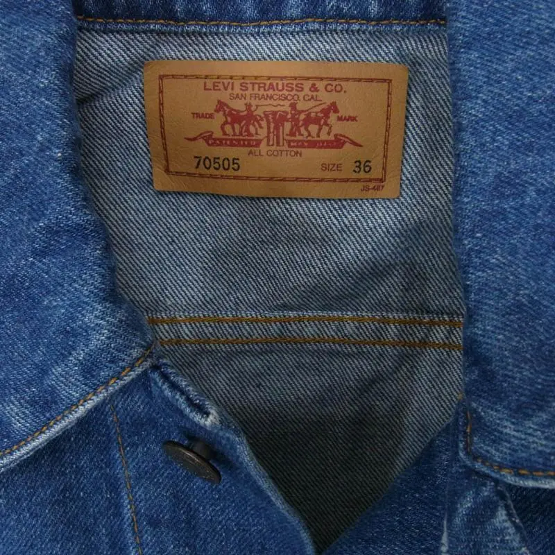リーバイス 70505-02 90s 復刻 3rd 70505デニム ジャケット 買取実績