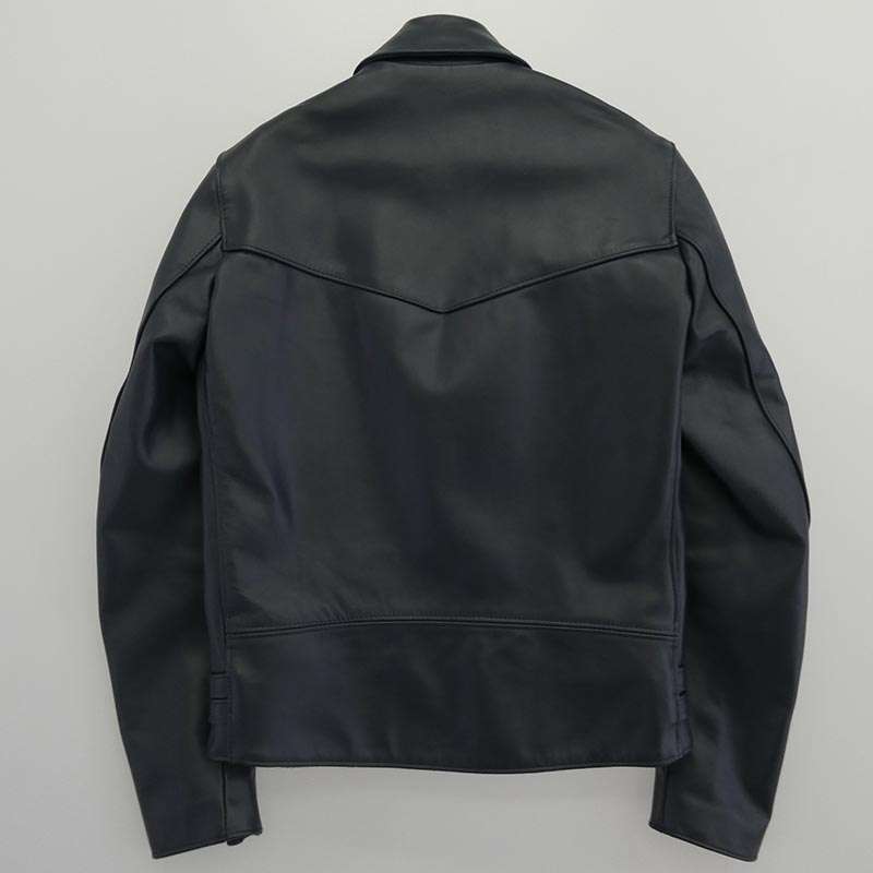 ルイスレザー 391TH LIGHTNINGTIGHT FIT HORSE HIDE NAVY ライトニング タイトフィット ホースハイド ベージュテープ ライダース ジャケット 買取実績 画像