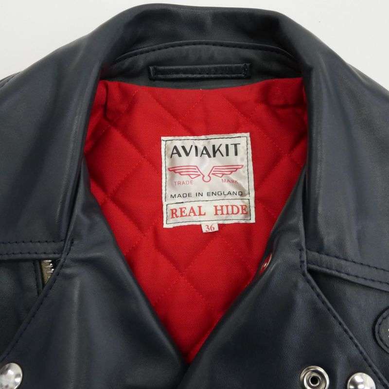 ルイスレザー イングランド製 REAL HIDE CYCLONE サイクロン ダブル ライダース レザー ジャケット 買取実績 画像