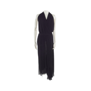 ロエベ 2E6320 アシンメトリー ロング ワンピース ドレス ブラック 買取実績