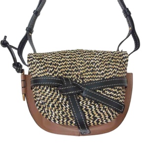 ロエベ ゲート スモール レザー ラフィア ショルダー バッグ 買取実績