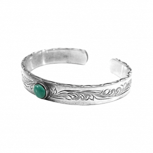 ロノ 唐草 ターコイズ シルバー925 バングル 買取実績