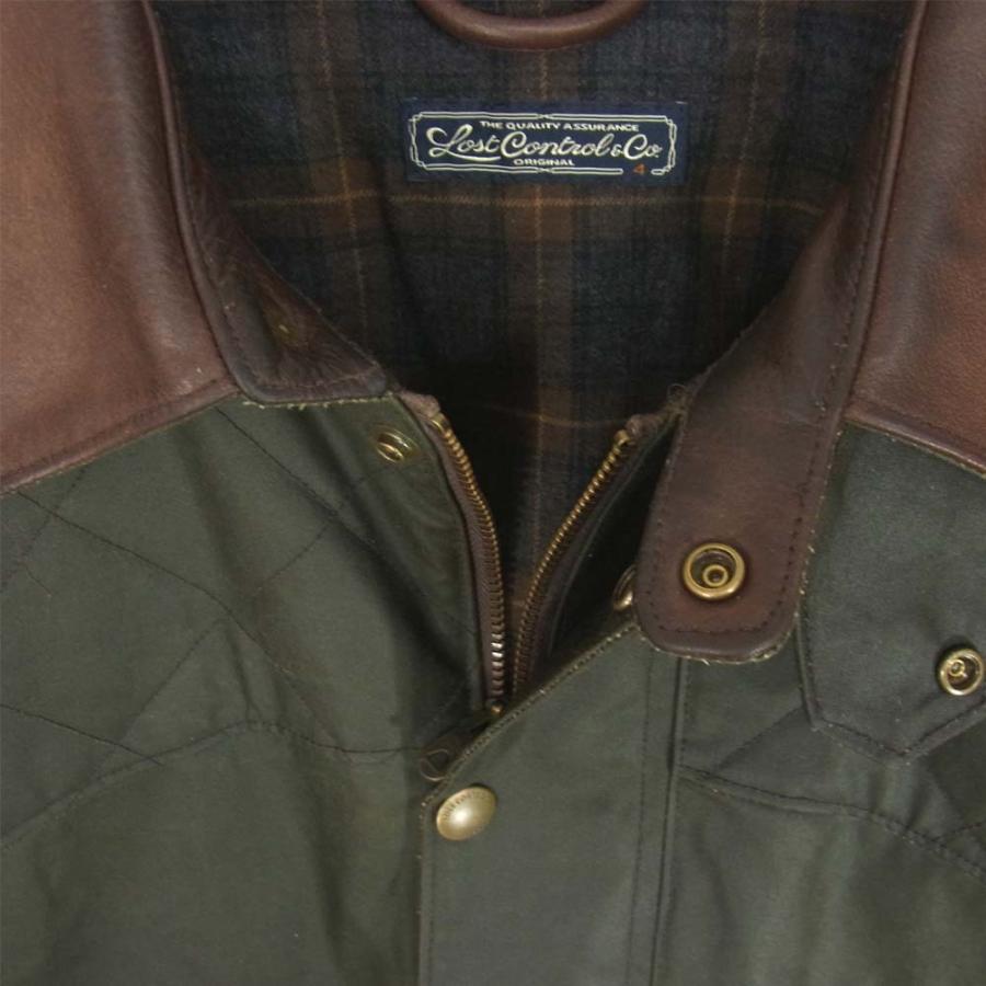 ロストコントロール L17A2-4015 OILED COTTON BEDALE JACKET 買取実績 画像