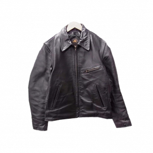 ロストワールド ホースハイド トラッカー レザー ジャケット 黒系 36買取実績