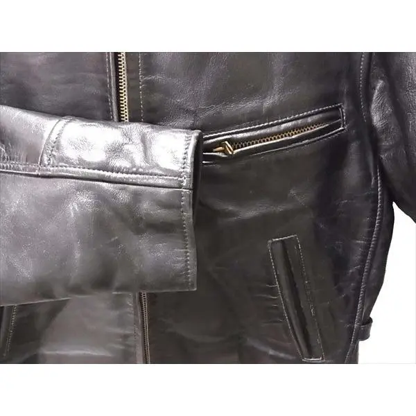 ロストワールド ホースハイド トラッカー レザー ジャケット 黒系 36 ロストワールド ホースハイド トラッカー レザー ジャケット 黒系 36