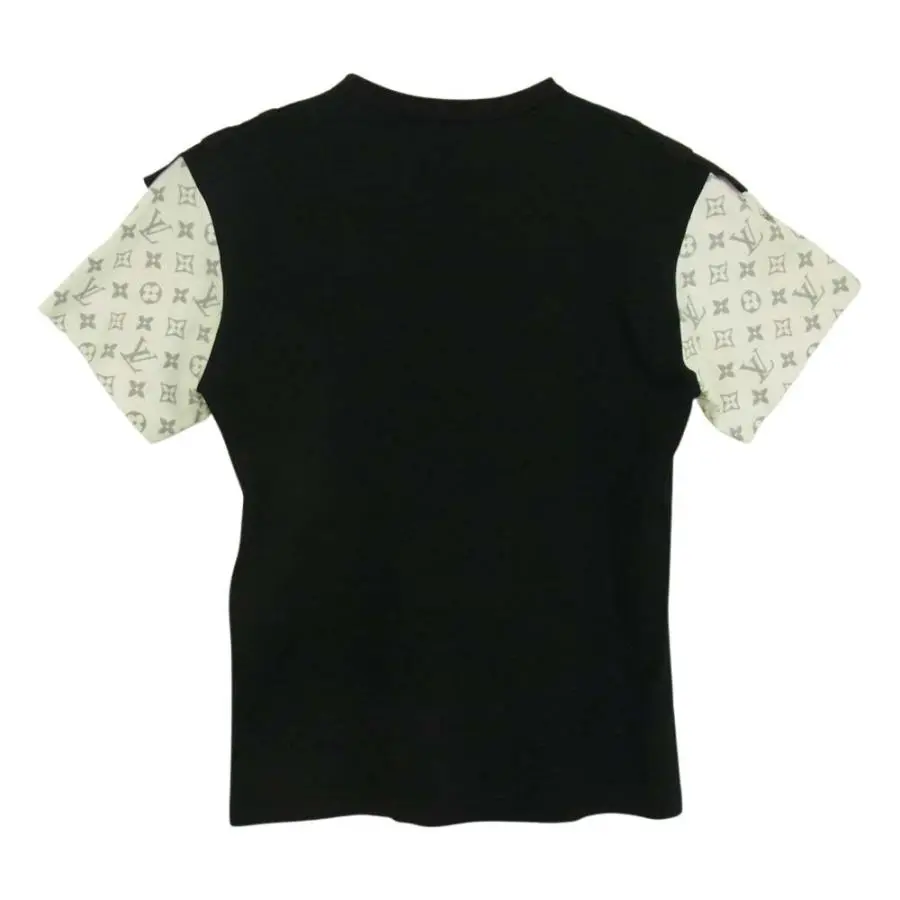ルイ・ヴィトン21SS/シルバーモノグラムショルダーフラップカットソー/Tシャツ ルイヴィトン 21SS CA36929 1A8TLJ シルバー モノグラム ショルダー
