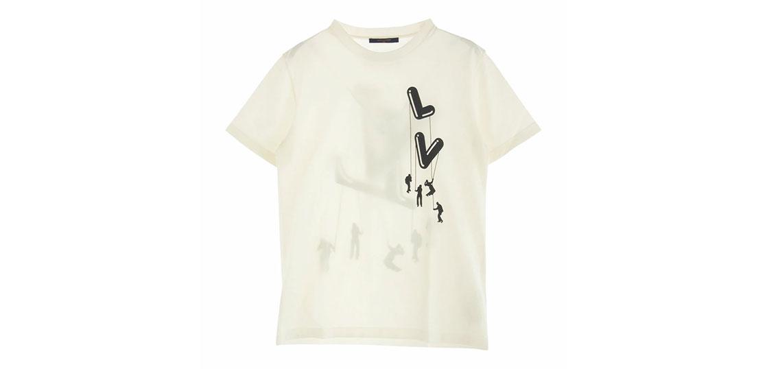 ルイヴィトン フロウティング LV プリンテッド インサイドアウト Tシャツ LOUIS VUITTON フロウティングLVプリンテッドTシャツ ルイ