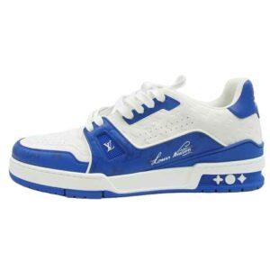 ルイヴィトン 22AW VL0272 LVトレイナー エンボス モノグラムライン レザー ローカット スニーカー 買取実績