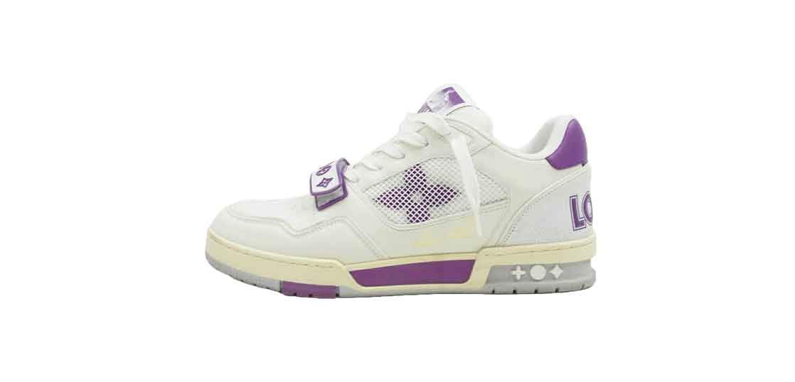 レディース新色*LV*Trainer スニーカー モノグラムカーキ ヴィトン LVトレイナーマキシライン 23年 レザー スニーカー