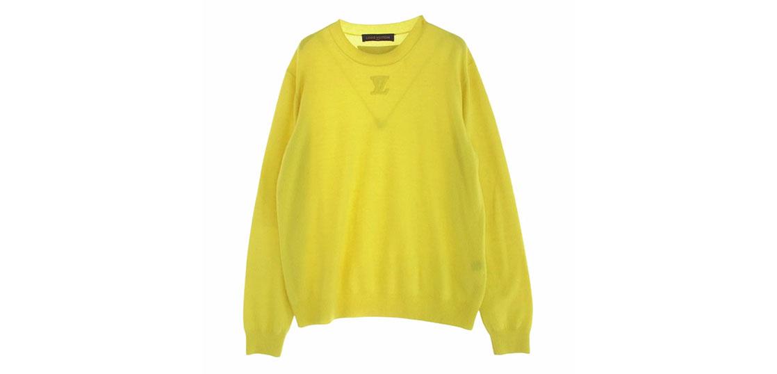 ルイヴィトン 23aw HMN40W カシミヤ シルク クルーネック ニット 買取実績