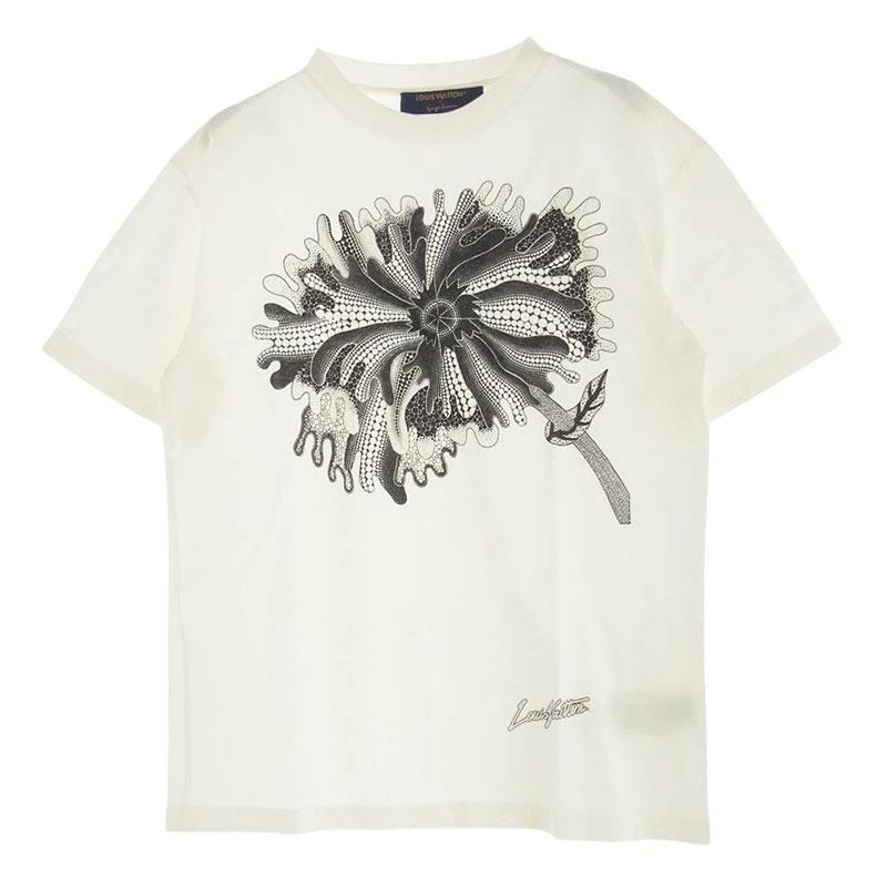 ルイヴィトン 23ss HOY37W × 草間彌生 サイケデリック フラワー クルーネック 半袖 Tシャツ 買取実績 画像