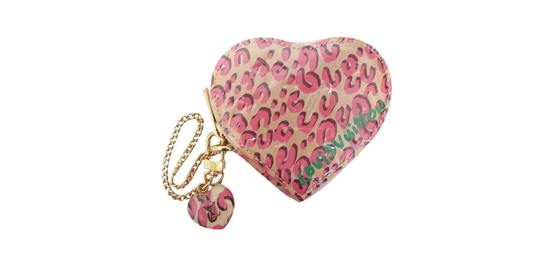 ルイヴィトン M91473 ヴェルニ ポルトモネ クール レオパード コイン