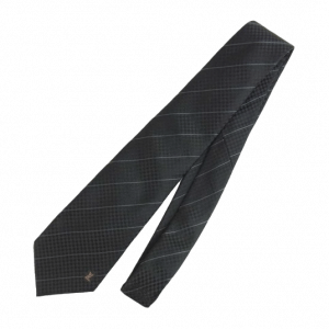 ルイヴィトン クラヴァット エク 8cm ダミエ トラシット シルク ネクタイ ブラック系 買取実績