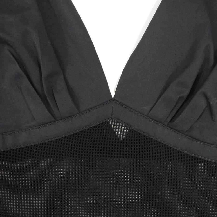 ルイヴィトン フランス製 ノースリーブ メッシュ切替 ワンピース ドレス ブラック 買取実績 画像