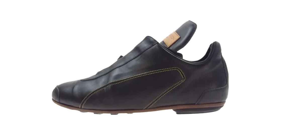 ルイヴィトン GO 0093 ロゴパッチ レザー ローカット スニーカー