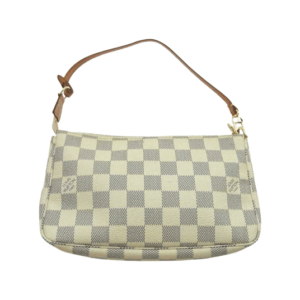 ルイヴィトン ハンドバッグ N41207 ダミエ アズール ポシェット アクセソワール アクセサリーポーチ オフホワイト 買取実績