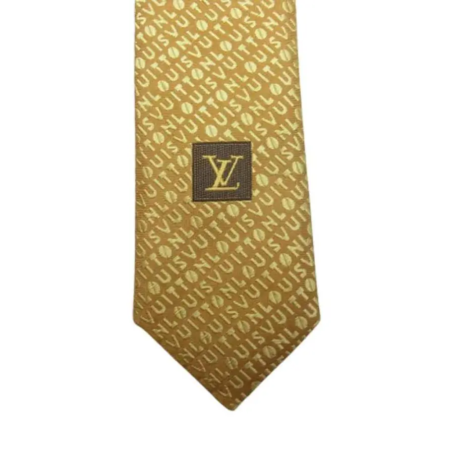 【新品】【週末限定値下げ】LOUIS VUITTON ネクタイ イエロー ルイヴィトン イタリア製 シルク ロゴ ネクタイ イエロー 買取実績