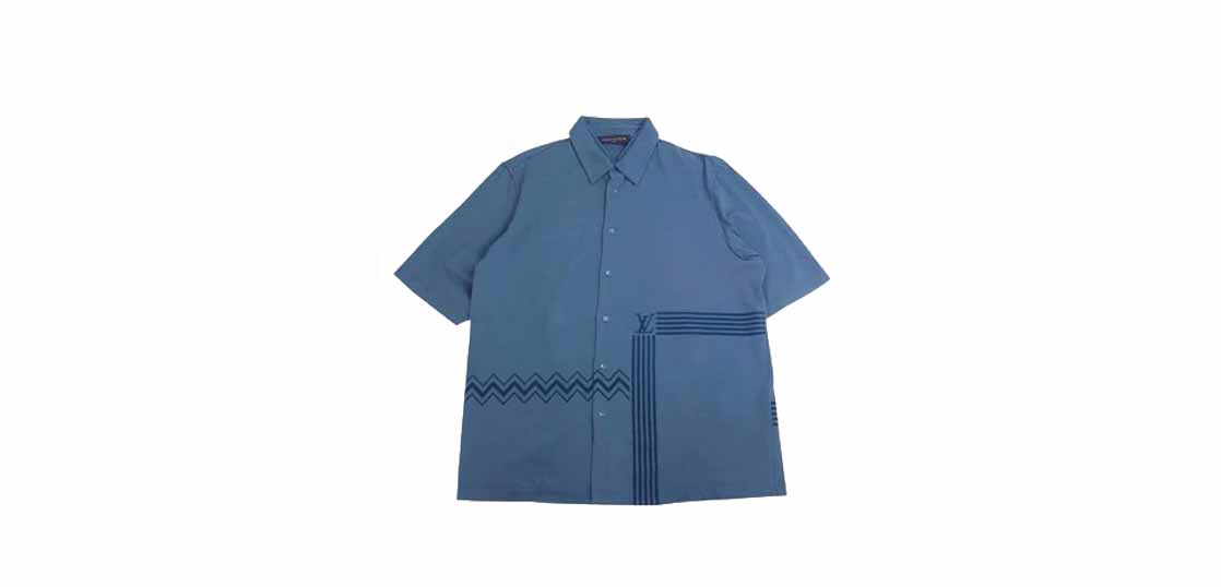 ルイヴィトン 22SS 1AA4WX 国内正規品 カラコラム フロック シャツ