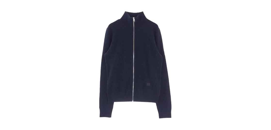 ルイヴィトン レザーパッチ ダミエ ドライバーズ ウール ニット