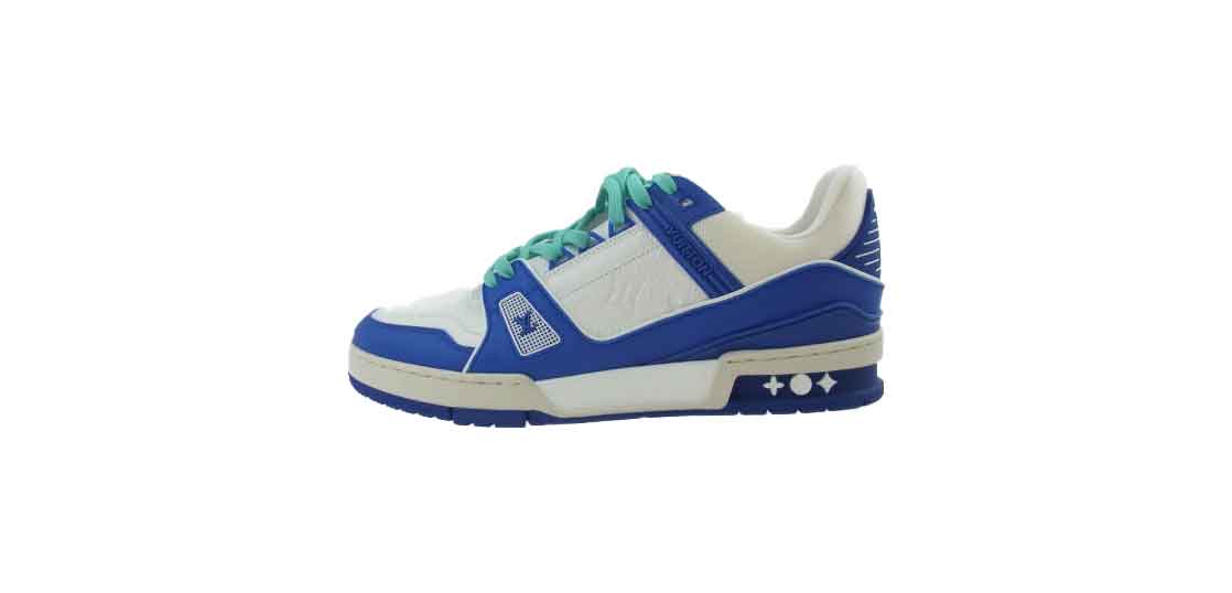 ルイヴィトン LV トレイナー ライン スニーカー ホワイト×ブルー 買取実績