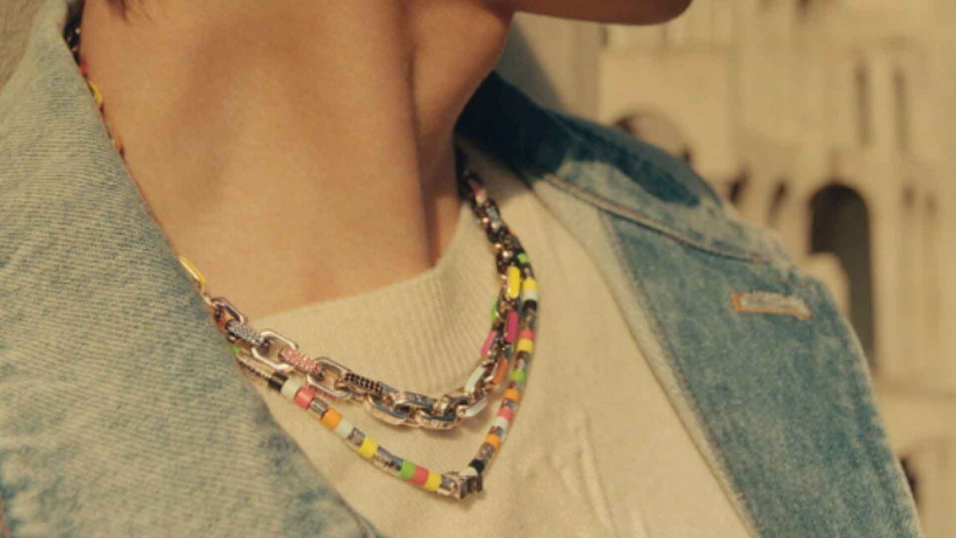 【希少】ルイヴィトン　サングラス　チェーン　3IN1　ネックレス　ブレスレット LOUIS VUITTON ルイヴィトン チェーン 3 IN 1 M00347 サングラス