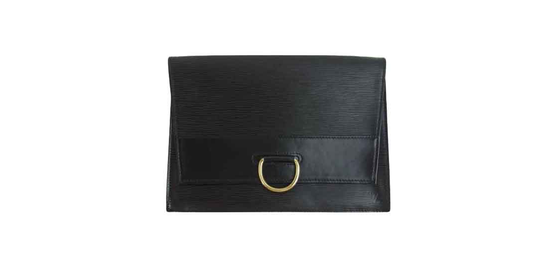 LOUIS VUITTON ルイ ヴィトン　エピ イエナ　クラッチバッグ LOUIS VUITTON クラッチバッグ エピ イエナ ブラック