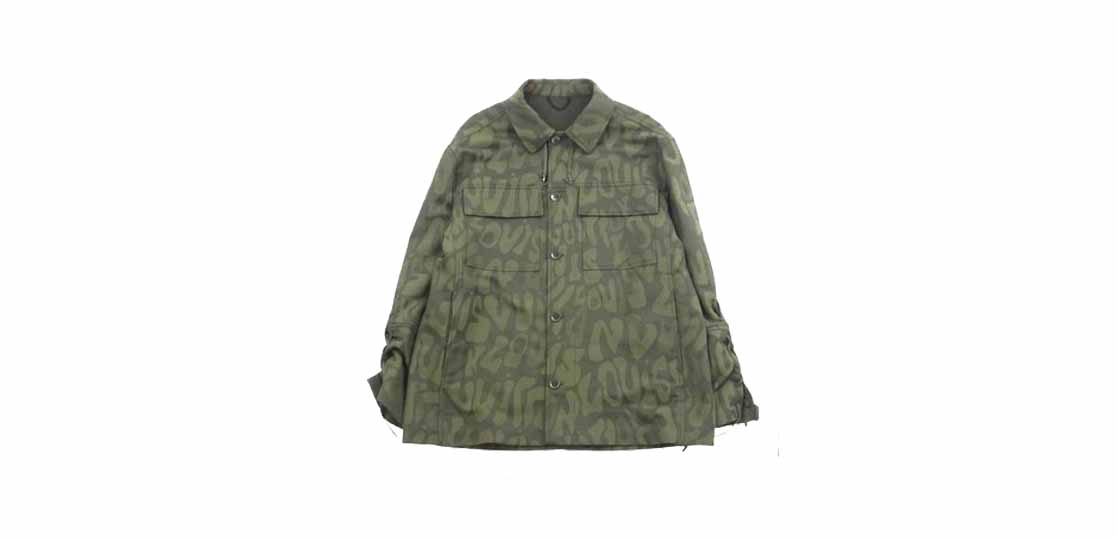 ルイ・ヴィトン 1AAUTF ジャパンタグ LV レース ウール オーバー シャツ ジャケット 買取実績