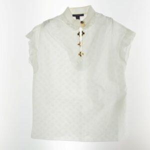 ルイヴィトン RW192W AQV FHBL13 モノグラム 総柄 プルオーバー ノースリーブ シャツ フリル ジャガード ブラウス 買取実績