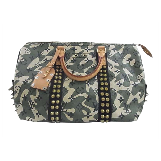 ルイ ヴィトン LOUIS VUITTON 村上隆 カモフラージュスピーディ 35 LOUIS VUITTON】【迷彩柄】【村上隆】ルイヴィトン『モノグラモ